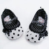 Polka Dot Flower Shoes First Walkers