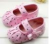 Polka Dot Flower Shoes First Walkers