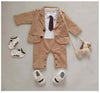 Gentleman Bow Ties Rompers Jackets