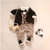 Gentleman Bow Ties Rompers Jackets