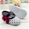 Polka Dot Flower Shoes First Walkers